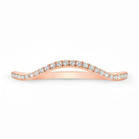 Curved Pavé Band