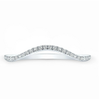 Curved Pavé Band